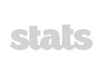 Stats Type handles letter lettering type typeface vector