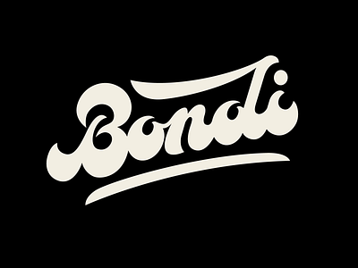 Bondi Lettering drawing lettering logo type typography vector