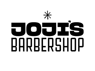 Joji's Barbershop design drawing logo type typography vector