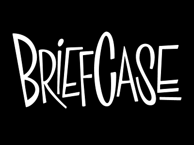 Brief Case branding exhibition illustration lettering logo type typography