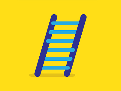 Ladder branding identity logo minimal simple