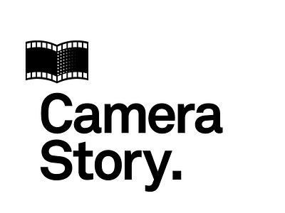 Camera Story branding camera film logo