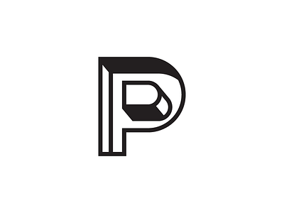 P branding logo type typography