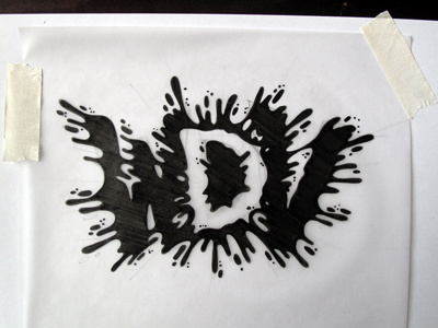 Dribbbleimg black blood hand drawn typography shot sketch typography