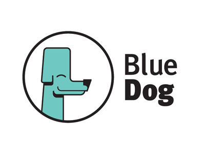 Blue Dog - Branding branding illustration logo