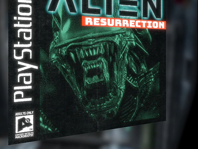 "ALIEN Resurrection" PS2 Game Animated CD-Box Redesign. alien animation cd cd box game graphic design motion graphics redesign