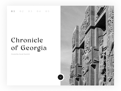 Chronicle of Georgia Web Design clean design modern design ui ui design ux web web design website whitespace