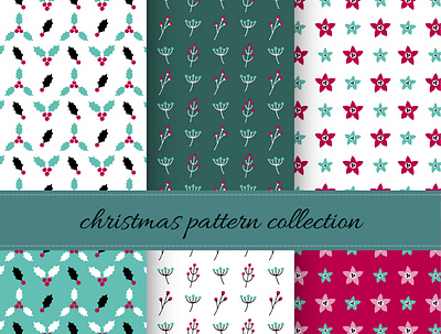 pack-christmas-patterns-with-natural-elements year pattern