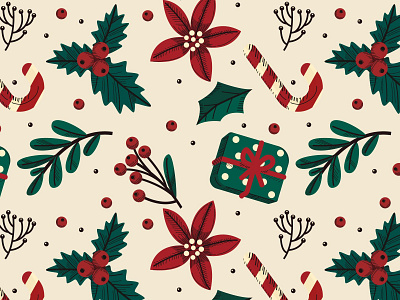 vintage-christmas-pattern year pattern