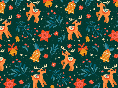 vintage-christmas-pattern year pattern