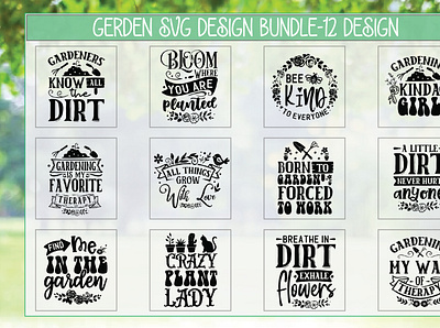 Gerden Svg Design Bundle-12 Design animation branding christmas flat flowers pattern christmas patterns collection design illustration year pattern