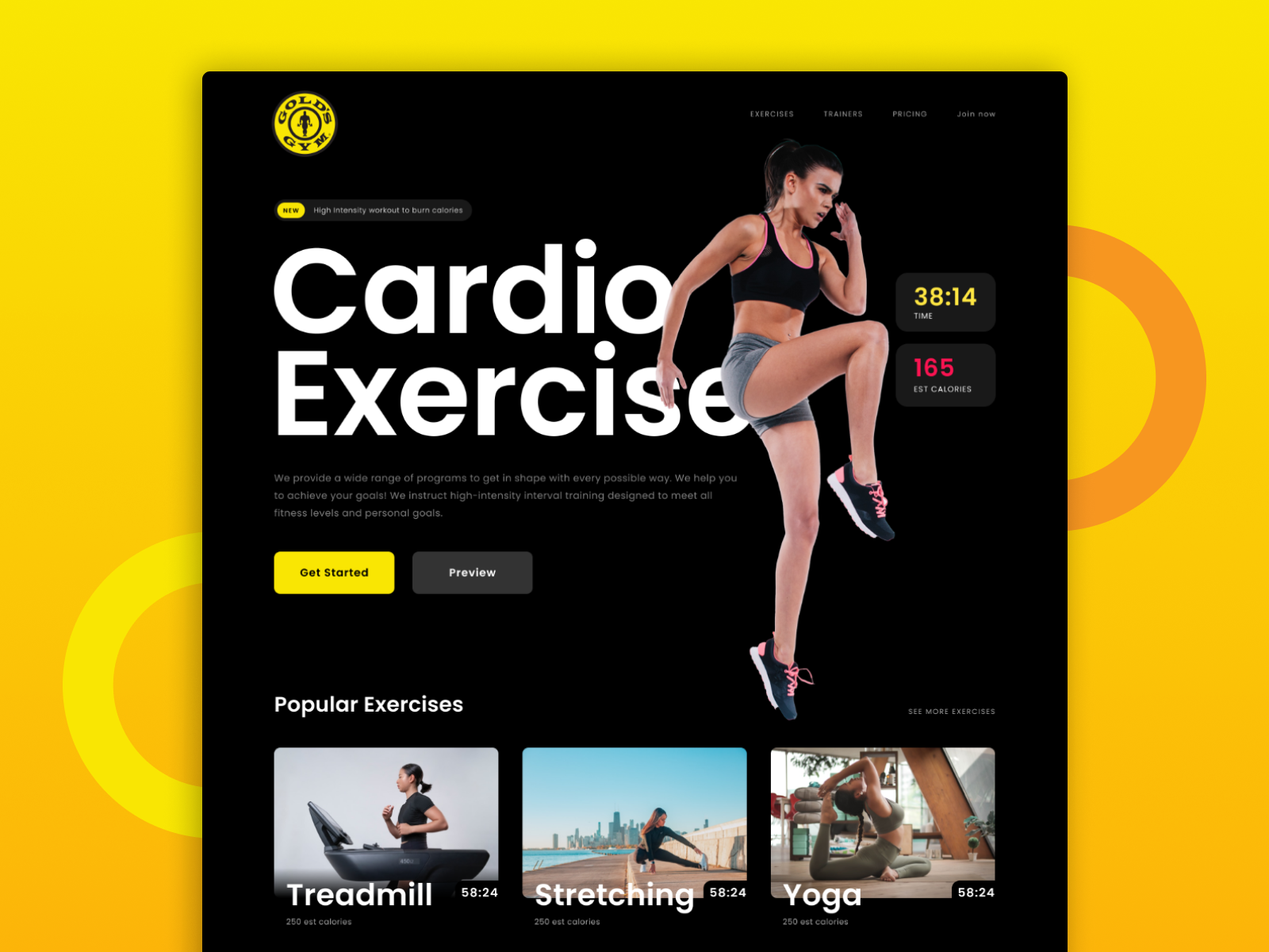 GOLD'S GYM (Concept Design) by Codage Habitation on Dribbble