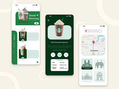 Starbucks App app branding coffee coffee app coffee starbucks coffee website design development home page illustration landing page logo starbucks starbucks coffee starbucks website ui ux website