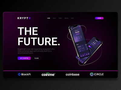 Krypto (Blockchain Website)