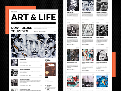 FYREE MAGAZINE . Art And Podcast Blog Website