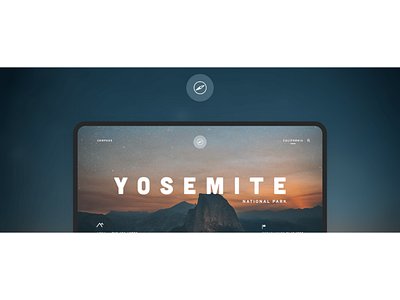 Compass - National Parks adobe xd national parks prototyping ux