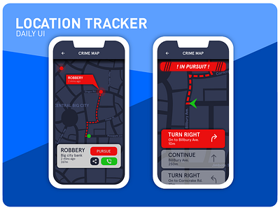 Daily UI Location tracker