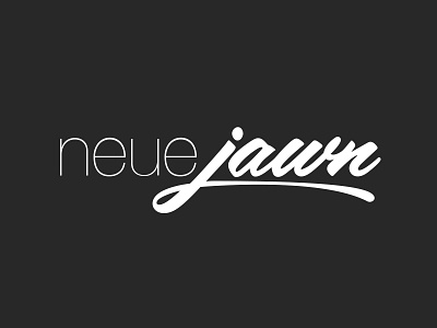 neuejawn jawn lettering neue philly slang type