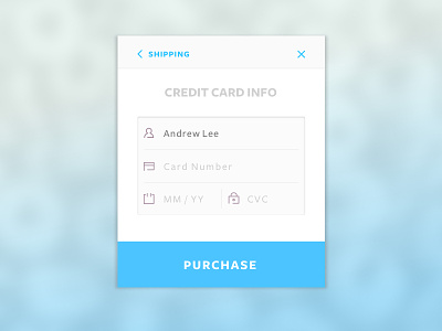 Daily UI - 002 checkout credit card dailyui payment purchase ui ui002