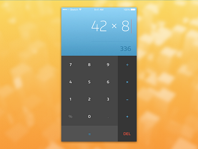 Daily UI - 004 - Calculator