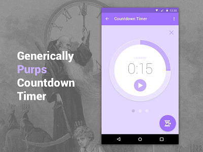 Daily UI - 014 - Countdown Timer android countdown material purps timer