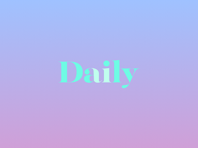 Daily UI - 052 - Daily UI Logo 052 branding dailyui logo