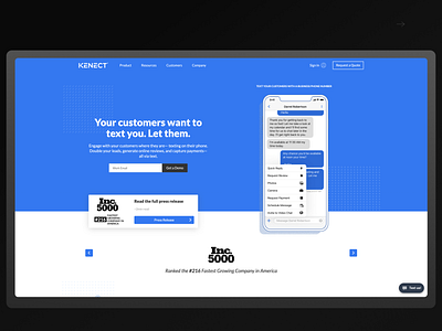 Kenect - Web Design, Webflow Development branding design graphic design illustration logo startup tech ui web design webflow