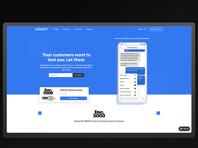 Kenect - Web Design, Webflow Development