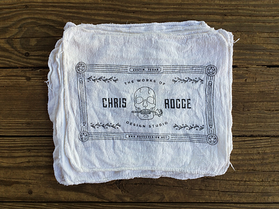 Chris Rogge Design Studio Shop Rag box branding illustration koozie logo products rag rose shirt shop skull t