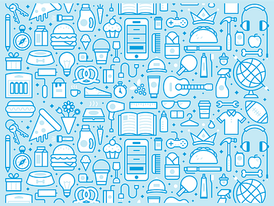 Favor Pattern by Chris Rogge for Favor Delivery on Dribbble