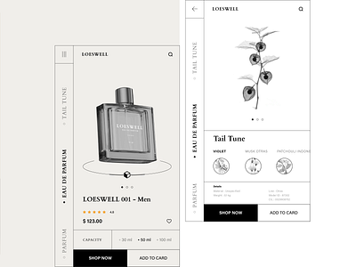 [#3 Self-taught] Loeswell Perfume - UI Design Ideas