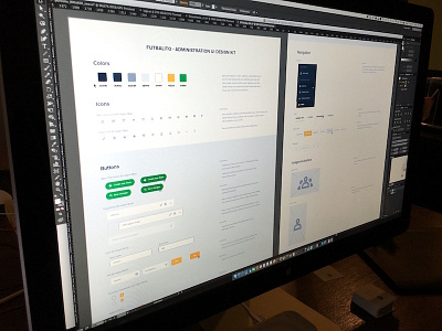 Futbalito Design UI Guide/Kit