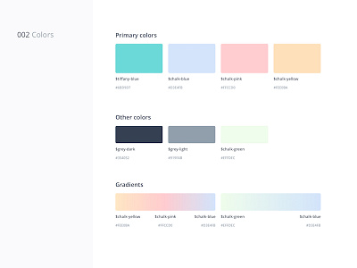 Colors Styleguide