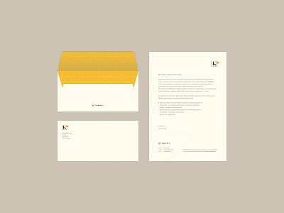 Letter and Envelope Design brand branding design envelope justmighty kornfeil letter stationery typography