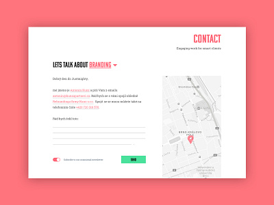 Sneak peek from new Justmighty website app clean contact justmighty map simple typography ui ux web webdesign website