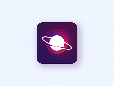 Kuki TV - App Icon app branding clean design flat gradient icon ios kuki movie planet smart space tv ui ux web