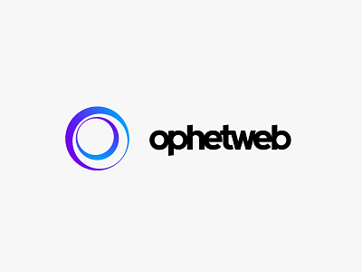 My company "Op het web" logo webdesign