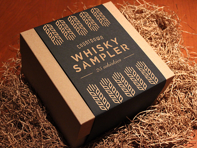 Whiskey Sampler Advent Calendar advent calendar design packaging sampler whiskey whisky