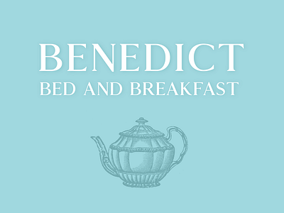 Bed And Breakfast Concept airbnb bb bed and breakfast branding concept countryside england farm farmhouse illustrative illustrative logo old english oldstyle pointalism tea teacup teal teapot uk united kingdom