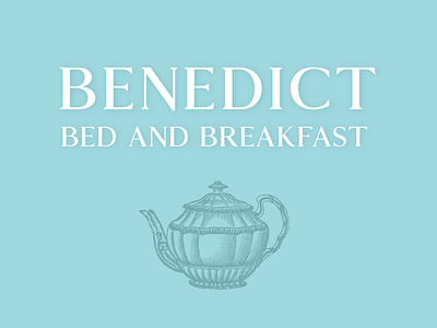 Bed And Breakfast Concept airbnb bb bed and breakfast branding concept countryside england farm farmhouse illustrative illustrative logo old english oldstyle pointalism tea teacup teal teapot uk united kingdom