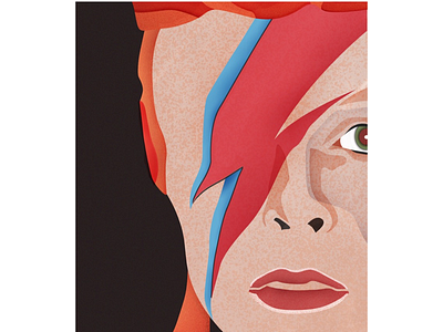 Bowie bowie david bowie editorial illustration watercolor