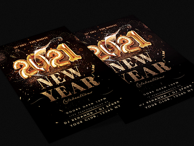New Year Party Flyer happy new year new year new year celebration new year flyer new year party new year party flyer new years eve nye 2021