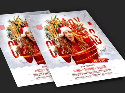 Christmas Flyer christmas christmas card christmas design christmas flyer christmas party christmas party flyer merry christmas poster white christmas xmas party