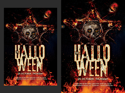 Halloween Flyer creepy halloween bash halloween carnival halloween flyer halloween night halloween party horror night scary template