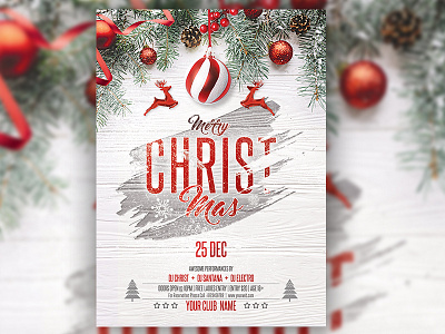 Christmas flyer celebrations christmas christmas celebrations christmas flyer christmas party clean design elegant merry christmas poster white and red white christmas xmas xmas flyer