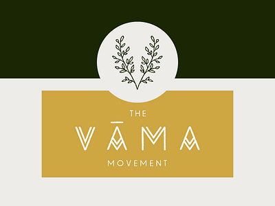 Vama – ideas coming in to focus branding leaf logo mark nature