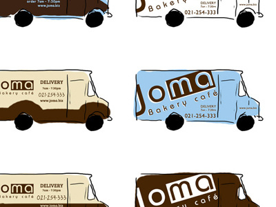 Delivery Truck Sketches cafe delivery food logo sketch truck