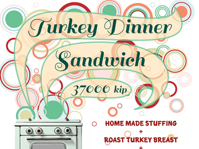 Turkey Dinner Sandwich