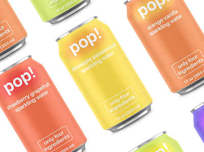 pop! sparkling water can can design can label pop product product design soda soda can soda can design sparkling water