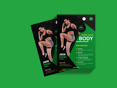 Fitness Flyer Design banner booklet branding brochure corporate flyer cover page design event flyer flyer flyer design flyers graphic design layout magazine media banner design mockup motion graphics poster printing design social flyer